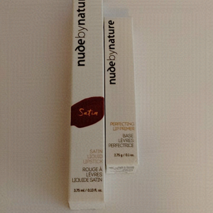 Nude by Nature Satin Liquid Lipstick + Lip Primer